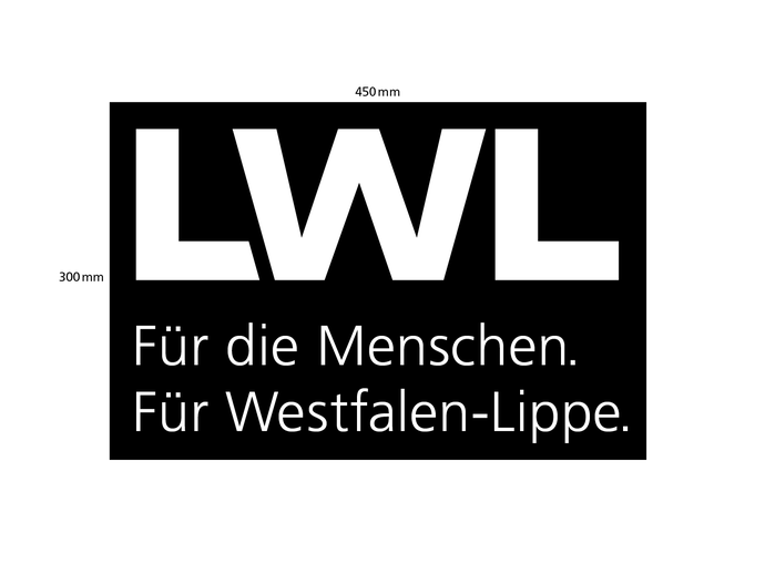 Aufkleber für Beschriftung der zentralen LWL-Dienstwagen (PKW dunkel) (öffnet vergrößerte Bildansicht)
