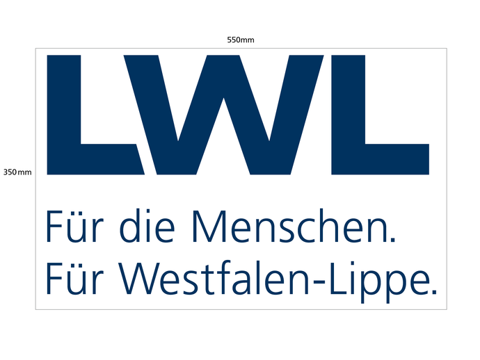 Aufkleber für Beschriftung der zentralen LWL-Dienstwagen (Sprinter hell) (vergrößerte Bildansicht wird geöffnet)