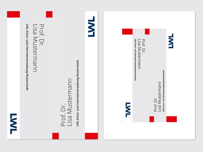 Tischnamensschild Druckbogen DIN A4, beide Formate (öffnet vergrößerte Bildansicht)