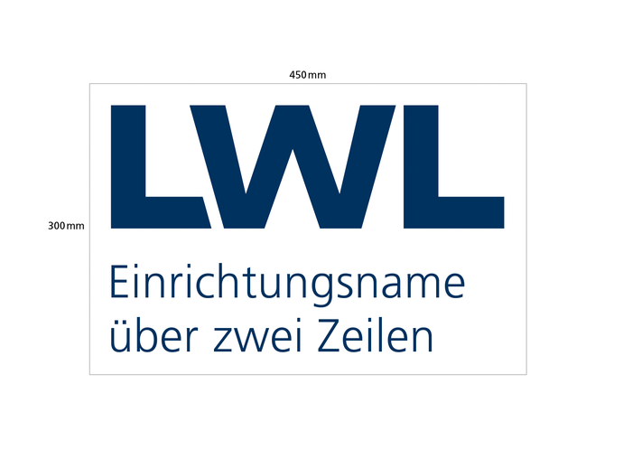Aufkleber für Fahrzeugbeschriftung einer LWL-Einrichtung (PKW hell) (öffnet vergrößerte Bildansicht)